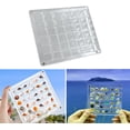 thumbnail image 3 of Changyeah Acrylic Seashell Display Box, 2 Pcs Clear Magnet Storage Organizers Case, 36 Grids Transparent Box, Small Craft Container for Bead, Nail, etc, 3 of 4