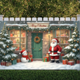 thumbnail image 5 of Festive Decoration Merry Christmas Santa Winter Wonderland Snowman Holiday Design for Christmas Party Holiday Season Indoor Outdoor, 5 of 9