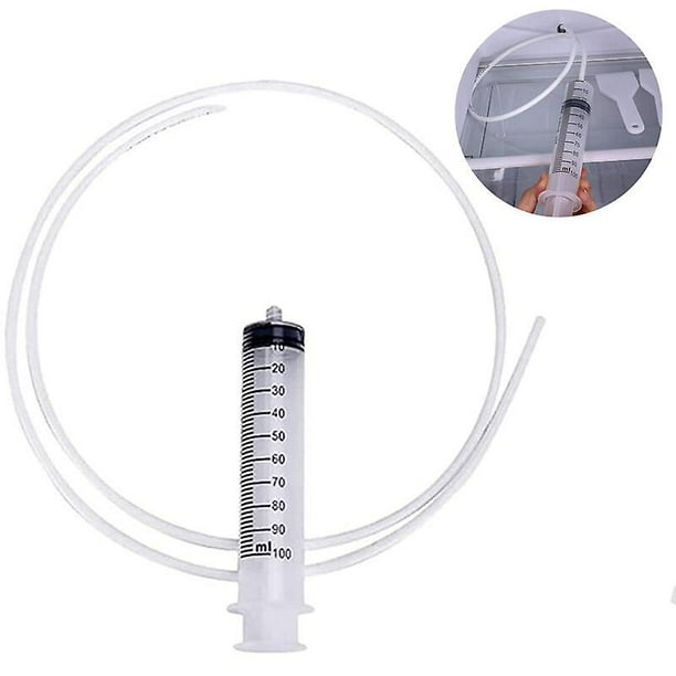 Cepillo removedor de drenaje de fregadero Flexible, Kit de herramientas de limpieza para quitar orificios de drenaje de refrigerador, cepillo de limpieza de fregadero para refrigeradores domésticos