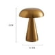 thumbnail image 5 of Led Lighting Bar Desk Mushroom Lights Touch Dimming Usb Charging Indoor Coffee Shop Home Room Table, 5 of 5