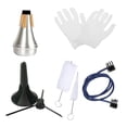 thumbnail image 2 of Kit de limpieza para trompeta, silenciador, fácil instalación, accesorios, guantes profesionales, cepillo para músicos de jazz, estudiantes y amantes, 2 of 8