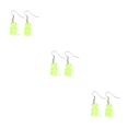 thumbnail image 3 of Minnieouse Ear Stud Cartoon Valentine's Day Gift Forma de oso diario Pendiente de gota Accesorios populares Pendientes colgantes para boda Verde Type1 NO1, 3 of 6