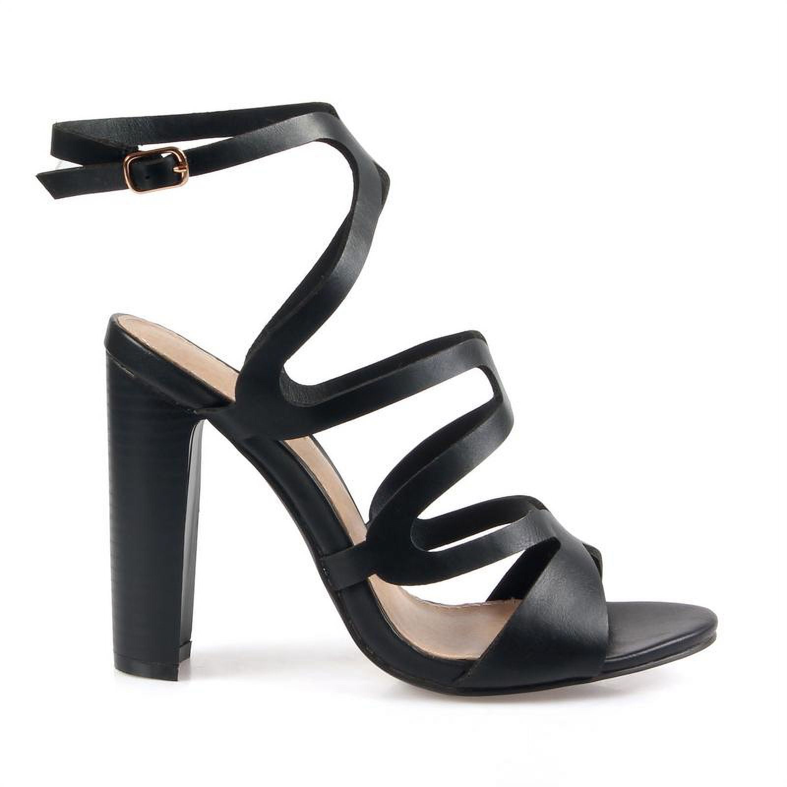 Geometric Cut-out Women's High Heel Sandals