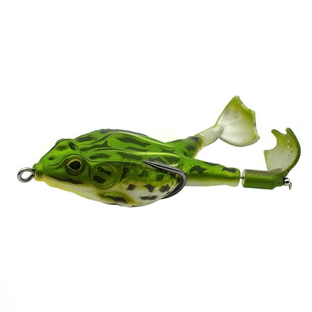 Fishing Lures Kit Artificial Soft Ray Frog Topwater Fishing Crankbait Lures for Bass Snakehead