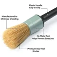 thumbnail image 3 of Natural Boar Hair Car Detail Brush Set, Metal, 5 Pack, 3 of 4