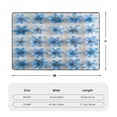 thumbnail image 4 of Blue Flowers Rugs Washable Cover Floor Rug Carpets Bathroom Decorations For Kitchen Bedroom Indoor 36"X24", 4 of 4