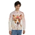 thumbnail image 4 of Happy Mother's Day Basenji with Flower Crown All Over Print 3D Baseball Jacket African Barkless Dog Lover Bomber Jacket Softball - 13004, 4 of 6