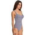 thumbnail image 2 of Lopsie TEMPTATION Tummy Control Swimwear Halter One Piece Slimming Vintage Retro Swimsuit Womens Ruched Push Up Bathing Suit, 2 of 7