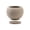 Khaki, variant on Hyknon Ceramic Flowers Pot, 4.1"Round Textured Plants Pot with Drainage Saucer, Matte Solid Color Desktop Planter, Household Dry & Fresh Flower Flowerpot for Indoor Succulents Snake Plants Cactus