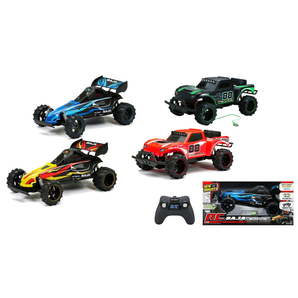 how fast does a new bright rc car go