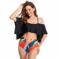 thumbnail image 2 of WREESH Mother And Daughter Two Pieces Bikini Family Matching Swimsuit Girls Swimwear, 2 of 8