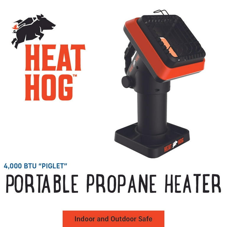 Heat Hog 4,000 BTU Indoor/Outdoor Portable Propane Space Heater - Walmart .com