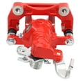 thumbnail image 3 of TRQ Rear Right Brake Caliper w/Bracket Performance Red Passenger Side Compatible with 2006-2012 Ford Fusion 2007-2012 Lincoln MKZ 2006 Zephyr 2006-2013 Mazda 6 2006-2011 Mercury Milan, 3 of 4