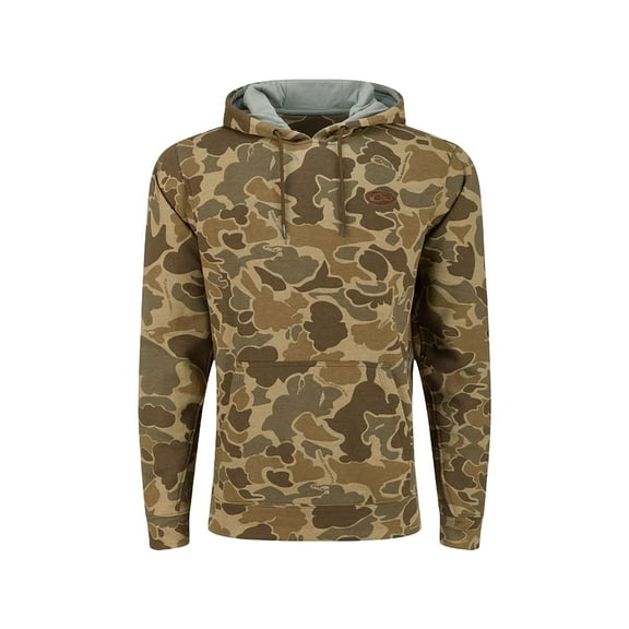 Drake Men's Three End Solid Hoodie Old School Timber Medium