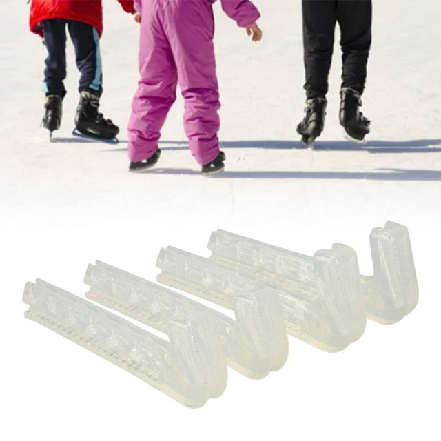 2 Pairs Adjustable Ice Skate Blade Covers Durable Silicone Material Skate Guards, Slip , Extend Shoe Lifespan With Convenient Installation For Hockey & Figure Skates