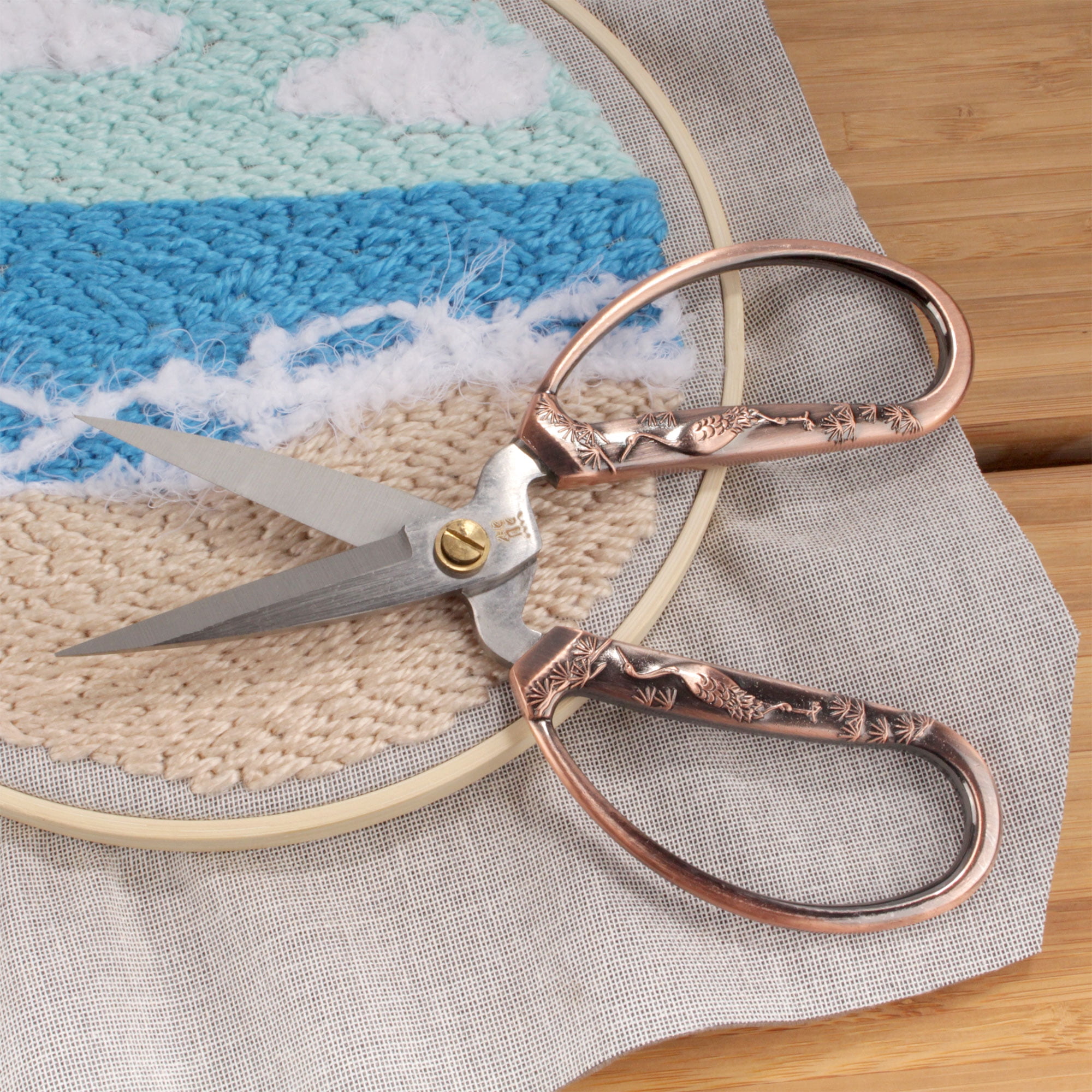 JubileeYarn Classic Chinese Small Embroidery Scissors - Bronze - 30 Scissors