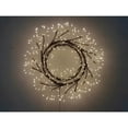 thumbnail image 6 of Hi-Line Gift Ltd. 24in LED Christmas Wreath Brown Indoor Hanging Holiday Decor, 6 of 6