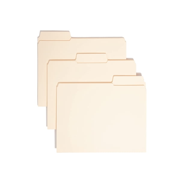 Supertab Folder Smead SuperTab File Folder, Oversized Reinforced 1/3-Cut Tab, Guide ...