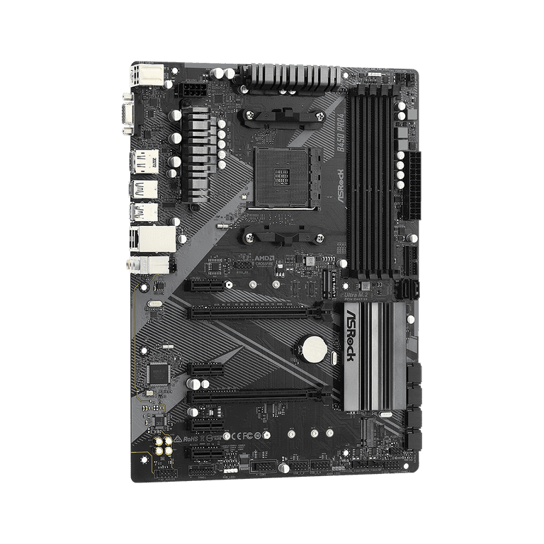 Asrock B450 PRO4 R2.0 AM4 AMD Promontory B450 SATA 6Gbps ATX AMD Motherboard