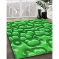 thumbnail image 3 of Ahgly Company Machine Washable Indoor Square Transitional Green Area Rugs, 8' Square, 3 of 7