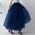 thumbnail image 2 of Mepaouo Wedding A-line Maxi for Women Foor Length Long Tulle Skirt Evening Party Dress Skirts, 2 of 4