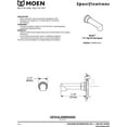 thumbnail image 2 of Moen S16900BN Arris 7" Non-Diverting Tub Spout - Nickel, 2 of 2