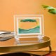 thumbnail image 1 of Exhibición De Arte De Arena 5 pulgadas Sand Art Quicksand 3D paisaje que fluye arena imagen reloj de arena (verde), 1 of 7