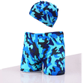 thumbnail image 1 of Traje de baño de dibujos animados para niños, gorro de baño para bebés, conjunto de gorro de baño, pedido especial, tamaño personalizado para niños, 1 of 4