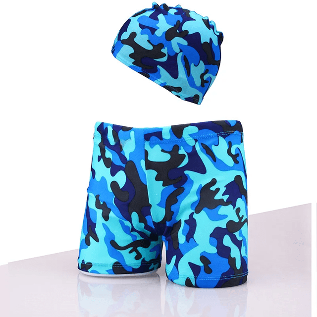 Traje de baño de dibujos animados para niños, gorro de baño para bebés, conjunto de gorro de baño, pedido especial, tamaño personalizado para niños