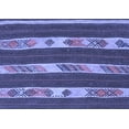 thumbnail image 1 of Ahgly Company Machine Washable Indoor Rectangle Abstract Blue Contemporary Area Rugs, 3' x 5', 1 of 4