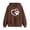 Brown#girls cute hoodie, variant on lcziwo Girls Cute Hoodies Oversized Paw Print Graphic Crew Neck Hooded Sweatshirts with Pockets Daliy Long Sleeve Hoodie 2026 Blue,2-3 Years