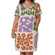 thumbnail image 2 of Vestido de verano holgado con bolsillos para mujer traje de Damas abstractas, 2 of 6