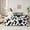 Black White, variant on Homewish Cow Print Bedding Comforter Set 7-Piece for Boys Girls,Black White King Bedding Sets,Farmhouse Animal Ultra Soft Bed Sheets,Microfiber Bedroom Decor,Reversible