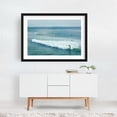 thumbnail image 2 of Surfing Oceanside - Oceanside California Photography Surf Ocean Waves Seascape Beach Coast Summer Black Framed Wall Art Print 5 x 7 inches, 2 of 4