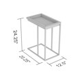 thumbnail image 5 of Side Table. End Table Living Room. Bedside Table or Night Stand. Small Entry Table. Easy To Assemble. Dark Taupe, 5 of 5