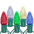 thumbnail image 3 of Novelty Lights 25 Feet C9 LED RGB+WW Color Changing Christmas Light Set (Green Wire), 3 of 7