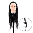 thumbnail image 2 of Muñeca de maniquí de peluquería, nueva práctica de peluquería, maniquí de cabeza de entrenamiento de peluquería, durabilidad mejorada, 2 of 9