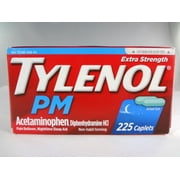 Tylenol PM Extra Strength Caplets Pain Reliever Sleep Aid - 225 Caplets