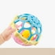 thumbnail image 4 of Pelota sensorial de goma suave para niños | Juguete táctil rosa para el desarrollo de la motricidad fina | Pelota texturizada, estirable y apretable para la coordinación ojo-mano, 4 of 5