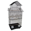 Ymlgroup 6844 3 by 8" Bar Spacing Tall Pagoda Top Small Bird Cage - 18"x14" in Black
