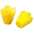 thumbnail image 7 of SPRING PARK 50Pcs Baking Paper Cups, Greaseproof Parchment Muffin Liners Holders, Tulip Style Baking Wrappers for Wedding, Birthday Party, 7 of 7