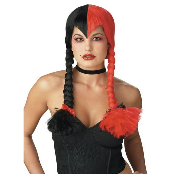 Schizo Gothic Braided Adult Costume Wig