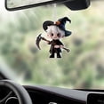 thumbnail image 4 of Halloween Pumpkin With 2D Flat Acrylic Backpack Car Pendant & Keychain – Festive Decor Accessories, 4 of 4
