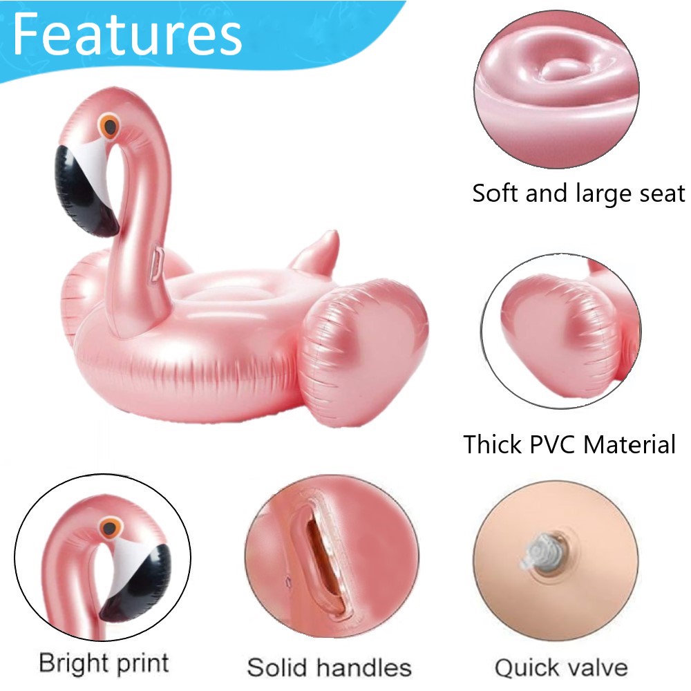 Uncahome Giant Inflatable Flamingo Pool Float photo 2