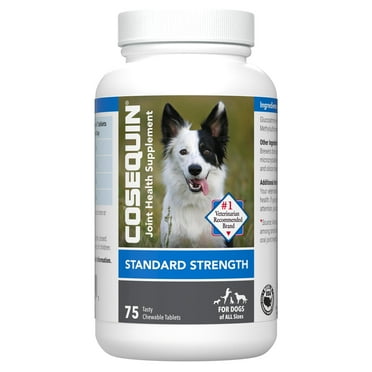 Nutramax Cosequin for Dogs Joint Health Supplement, Chewable Tablets, 75 Count
