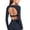 Dark Gray, variant on Jacenvly Women's Tops Clearance Women's Hollow Yoga Clothes Long Sleeved T-shirt Tight Running Training Fitness Sportswear Top Women's Tops on Clearance
