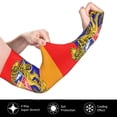 thumbnail image 3 of Cooling Arm Sleeves With Thumb Hole Armenian National Emblem Breathable Moisture-Wicking Arm Sleeves For Women Men, 3 of 6