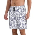thumbnail image 2 of Goofa World Travel2 Printed Mens Swim Trunks Summer Quick Dry Short Beach Swimwear Bathing Suits-X-Large, 2 of 9
