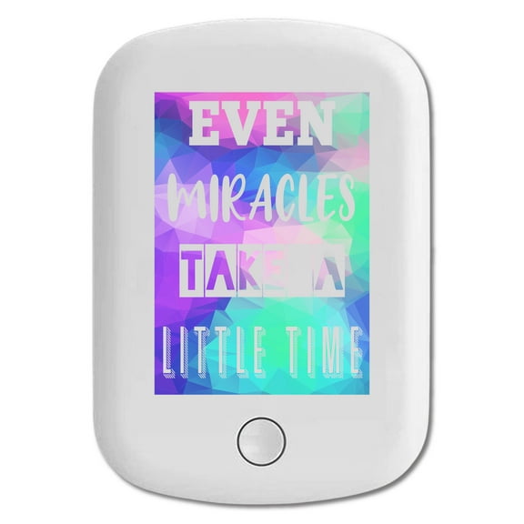 DistinctInk Magnetic Battery Pack, 5000 mAh Wireless Portable Charger with USB-C Cable, Compatible with MagSafe iPhone 14 / 13 / 12 Series - Miracles Take A Time