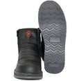 thumbnail image 4 of The Western Shops Men's Leather Double Zipper Moc Toe Slip-Resistant Soft Toe Work Boot, 4 of 5